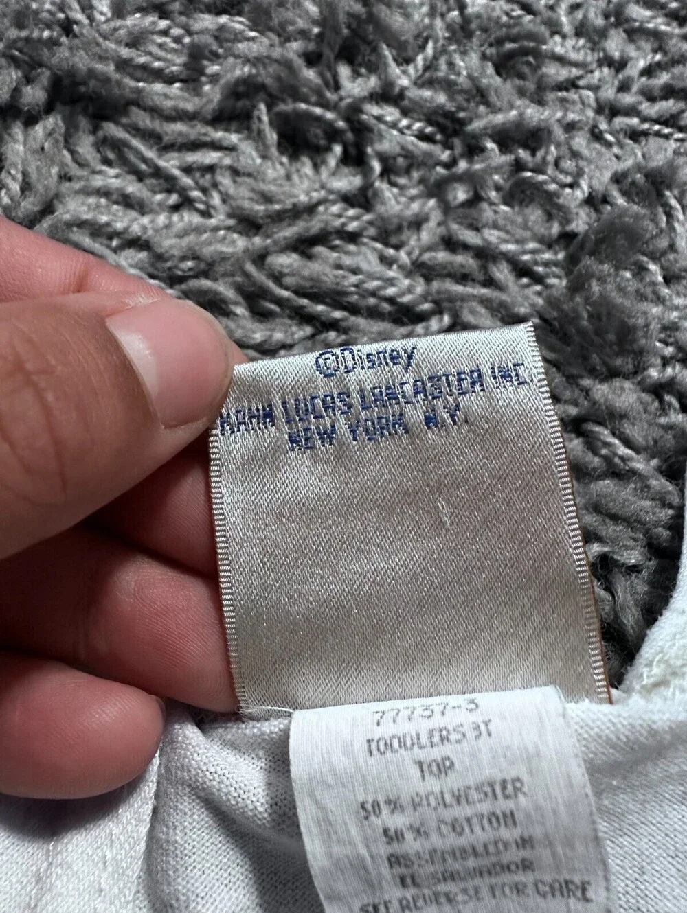 Pocahontas Vintage Baby Tee Shirt Embroidered Detail Size 3T
